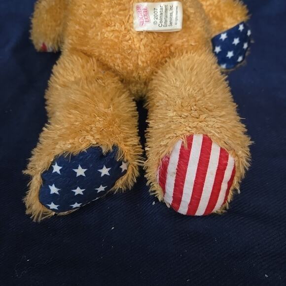 NWT Sugar Loaf Teddy Bear Patriotic USA RED WHITE BLUE America 15" Plush Wings - Picture 6 of 8